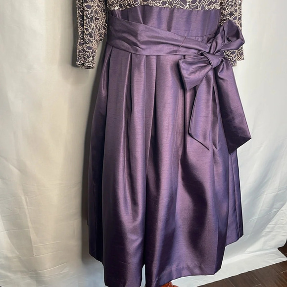 Jessica Howard / Sequined Lace a-Line Dress Size 14W - Picture 5 of 12